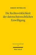 Rothmann |  Die Rechtswirklichkeit der datenschutzrechtlichen Einwilligung | Buch |  Sack Fachmedien