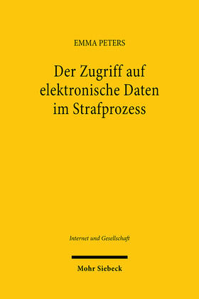 Peters | Der Zugriff auf elektronische Daten im Strafprozess | Buch | sack.de