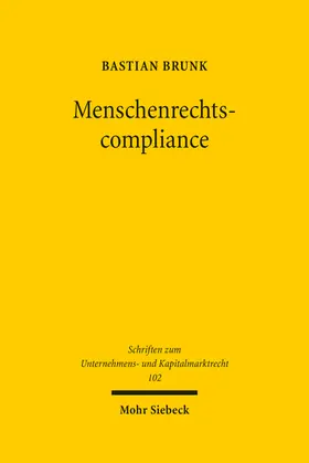 Brunk | Menschenrechtscompliance | E-Book | sack.de