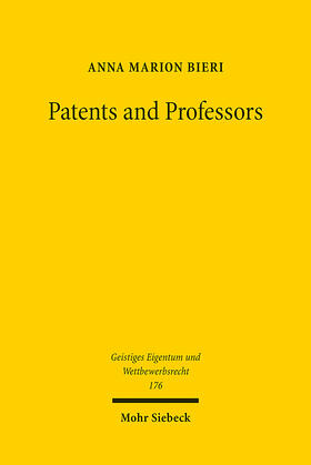 Bieri |  Patents and Professors | eBook | Sack Fachmedien