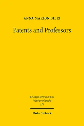 Bieri |  Patents and Professors | eBook | Sack Fachmedien