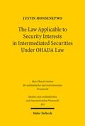 Monsenepwo |  The Law Applicable to Security Interests in Intermediated Securities Under OHADA Law | eBook | Sack Fachmedien