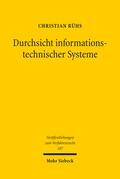 Rühs |  Durchsicht informationstechnischer Systeme | eBook | Sack Fachmedien