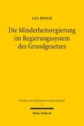 Bosch |  Bosch, L: Minderheitsregierung im Regierungssystem des Grund | Buch |  Sack Fachmedien