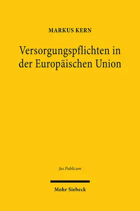 Kern |  Versorgungspflichten in der Europäischen Union | eBook | Sack Fachmedien