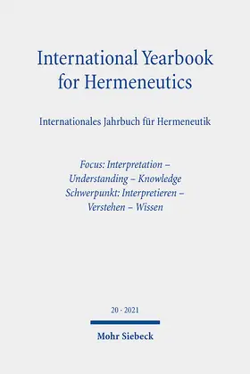 Figal / Zimmermann | International Yearbook for Hermeneutics / Internationales Jahrbuch für Hermeneutik | E-Book | sack.de