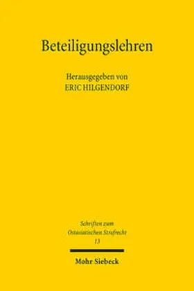 Hilgendorf / Liang |  Beteiligungslehren | Buch |  Sack Fachmedien