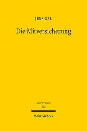 Gal |  Die Mitversicherung | Buch |  Sack Fachmedien