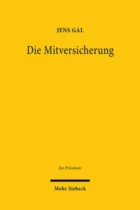 Gal |  Die Mitversicherung | eBook | Sack Fachmedien