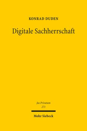 Duden | Digitale Sachherrschaft | Buch | sack.de
