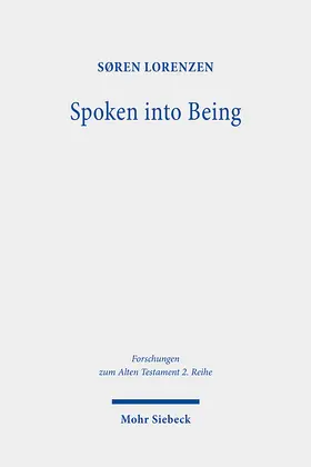 Lorenzen |  Spoken into Being | Buch |  Sack Fachmedien