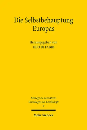 Di Fabio |  Die Selbstbehauptung Europas | Buch |  Sack Fachmedien