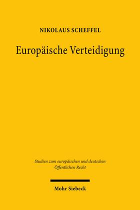 Scheffel | Europäische Verteidigung | Buch | sack.de