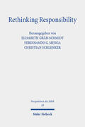 Gräb-Schmidt / Menga / Schlenker |  Rethinking Responsibility | Buch |  Sack Fachmedien