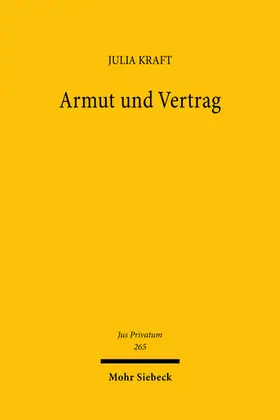 Kraft |  Armut und Vertrag | Buch |  Sack Fachmedien