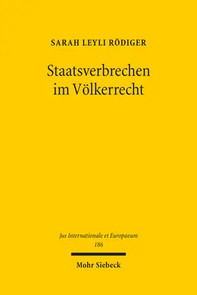 Rödiger | Staatsverbrechen im Völkerrecht | E-Book | www.sack.de
