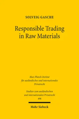 Gasche |  Responsible Trading in Raw Materials | eBook | Sack Fachmedien