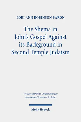 Baron |  The Shema in John's Gospel | eBook | Sack Fachmedien