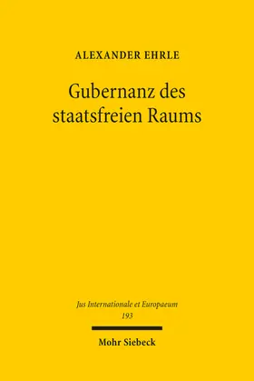 Ehrle |  Gubernanz des staatsfreien Raums | eBook | Sack Fachmedien
