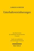 Scheuer |  Unterhaltsvereinbarungen | eBook | Sack Fachmedien