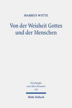 Witte |  Von der Weisheit Gottes und der Menschen | Buch |  Sack Fachmedien