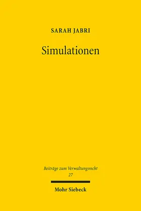 Jabri | Simulationen | Buch | 978-3-16-162104-8 | sack.de