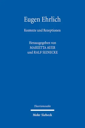 Auer / Seinecke |  Eugen Ehrlich | Buch |  Sack Fachmedien
