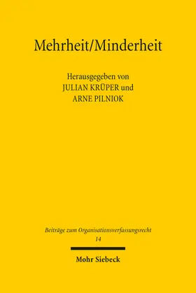 Krüper / Pilniok |  Mehrheit/Minderheit | eBook | Sack Fachmedien