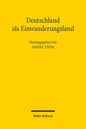 Thym |  Deutschland als Einwanderungsland | Buch |  Sack Fachmedien