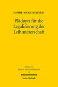 Humbert |  Plädoyer für die Legalisierung der Leihmutterschaft | Buch |  Sack Fachmedien