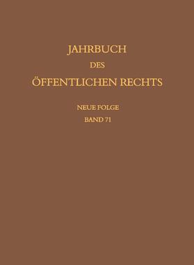Lepsius / Nußberger / Schönberger |  Jahrbuch des öffentlichen Rechts der Gegenwart. Neue Folge | eBook | Sack Fachmedien