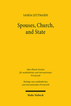 Lettmaier | Spouses, Church, and State | Buch | 978-3-16-162493-3 | sack.de