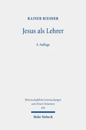 Riesner |  Jesus als Lehrer | eBook | Sack Fachmedien