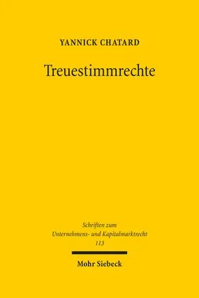 Chatard | Treuestimmrechte | Buch | 978-3-16-162504-6 | www.sack.de