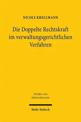 Krellmann |  Die Doppelte Rechtskraft im verwaltungsgerichtlichen Verfahren | Buch |  Sack Fachmedien