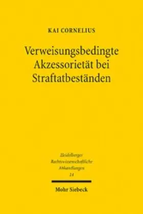 Cornelius | Verweisungsbedingte Akzessorietät bei Straftatbeständen | E-Book | www.sack.de