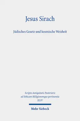 Witte |  Jesus Sirach, Jüdisches Gesetz und kosmische Weisheit | eBook | Sack Fachmedien