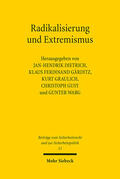 Dietrich / Gärditz / Graulich |  Radikalisierung und Extremismus | Buch |  Sack Fachmedien