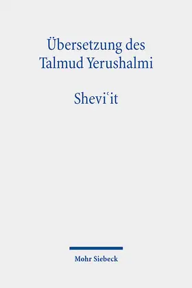 Becker / Hüttenmeister / Schäfer |  Übersetzung des Talmud Yerushalmi | eBook | Sack Fachmedien