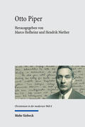 Hofheinz / Niether |  Otto Piper | Buch |  Sack Fachmedien