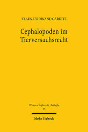 Gärditz | Cephalopoden im Tierversuchsrecht | E-Book | sack.de