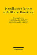 Masing / Jestaedt / Jouanjan |  Die politischen Parteien als Mittler der Demokratie | Buch |  Sack Fachmedien
