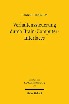 Thornton | Verhaltenssteuerung durch Brain-Computer-Interfaces | E-Book | sack.de