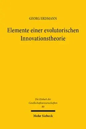 Erdmann |  Elemente einer evolutorischen Innovationstheorie | eBook | Sack Fachmedien