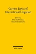 Kawano / Stürner |  Current Topics of International Litigation | eBook | Sack Fachmedien