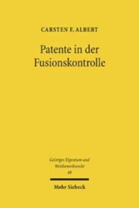  Patente in der Fusionskontrolle | eBook | Sack Fachmedien