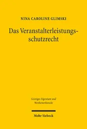 Glimski |  Das Veranstalterleistungsschutzrecht | eBook | Sack Fachmedien