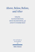 Boustan / Frankfurter / Reed |  Above, Below, Before, and After | eBook | Sack Fachmedien