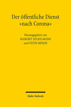 Seckelmann / Mehde |  Der öffentliche Dienst "nach Corona" | Buch |  Sack Fachmedien