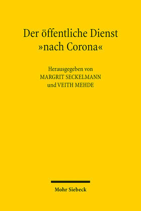 Seckelmann / Mehde | Der öffentliche Dienst "nach Corona" | Buch | 978-3-16-163292-1 | sack.de